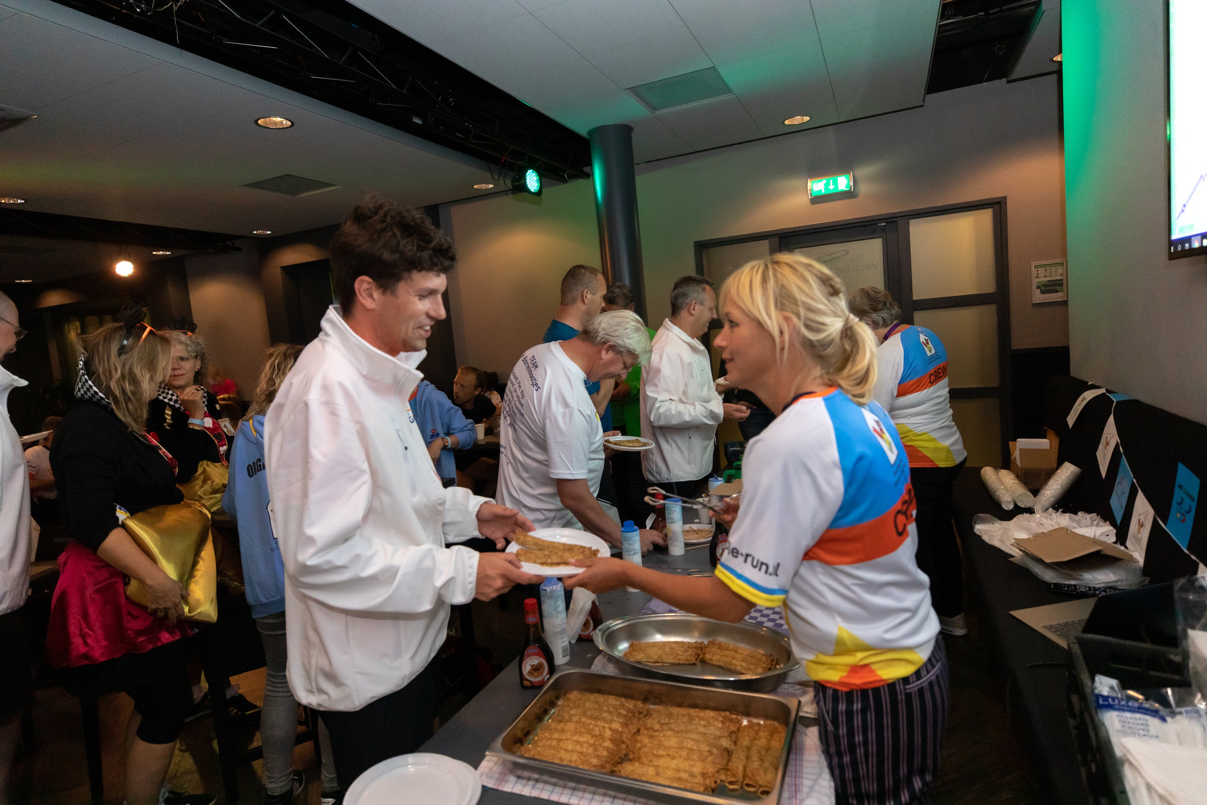 Yvon Jaspers helpt als vrijwilliger tijdens HomeSport Events in Utrecht