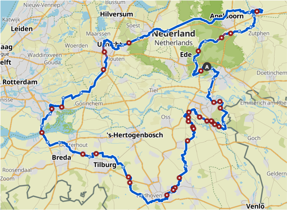 route homeride 2024