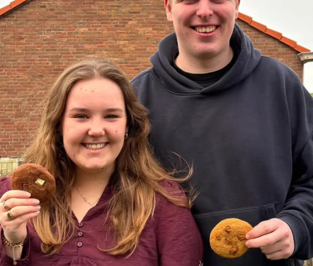 Verkoop versgebakken American Cookies