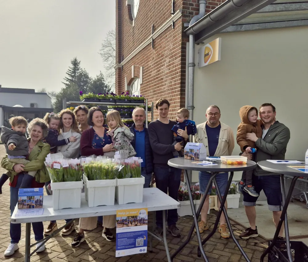 Violen en tulpen