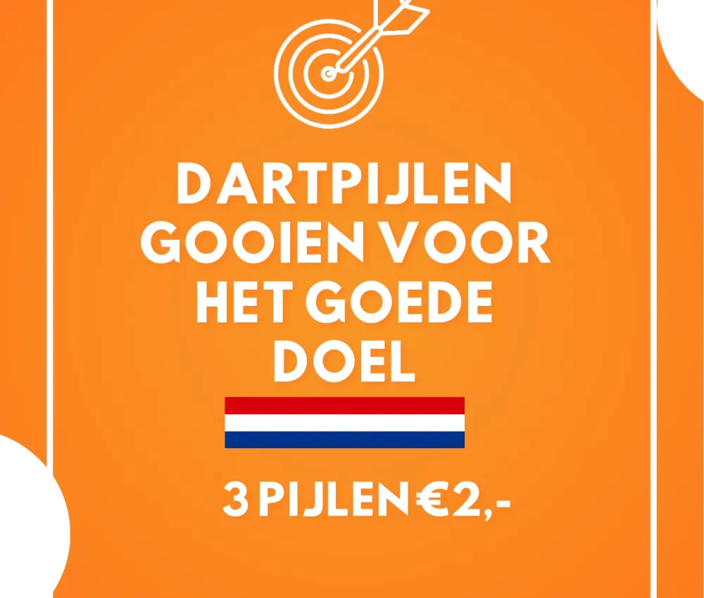 Ballonnen schieten dartpijlen gooien braderie Gameren 