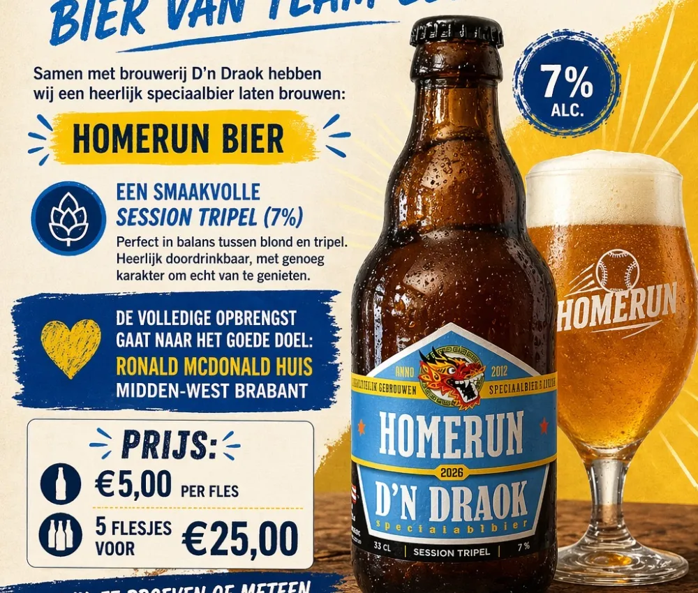 Homerun bier actie