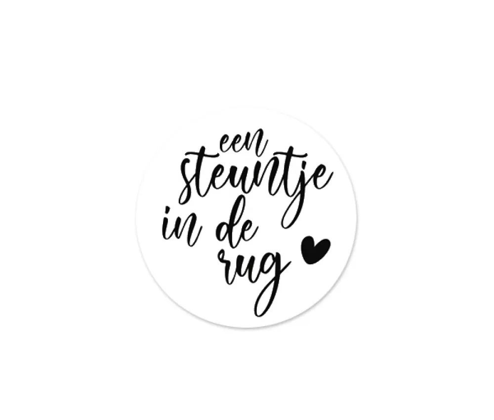 Steuntje in de rug