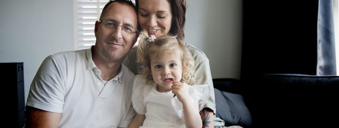 Minte en haar ouders