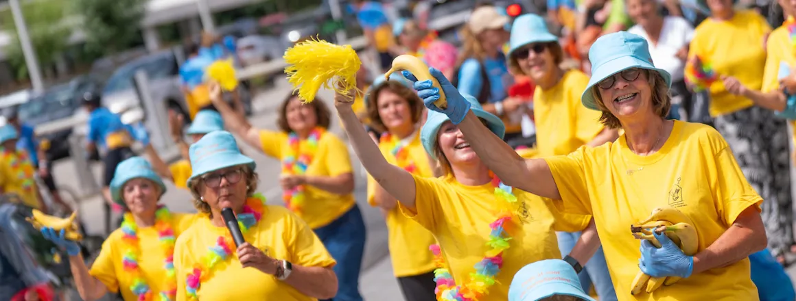 Vrijwilligers tijdens HomeSport Events