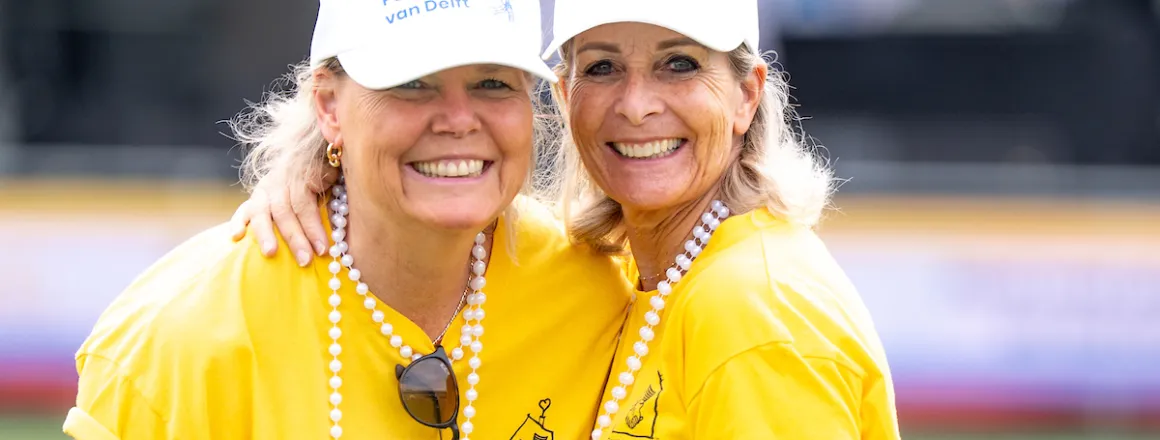 Vrijwilligers tijdens HomeSport Events