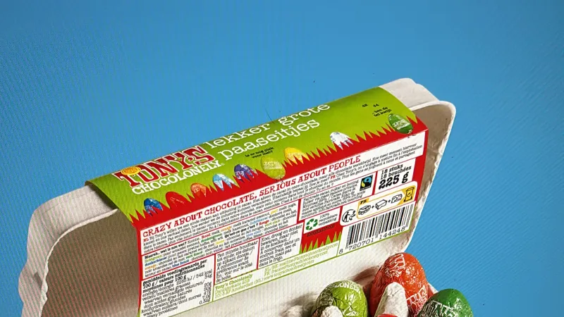 Paaseitjes Tony Chocolonely