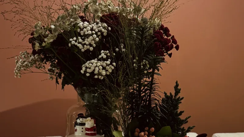 Verkoop kerststukjes
