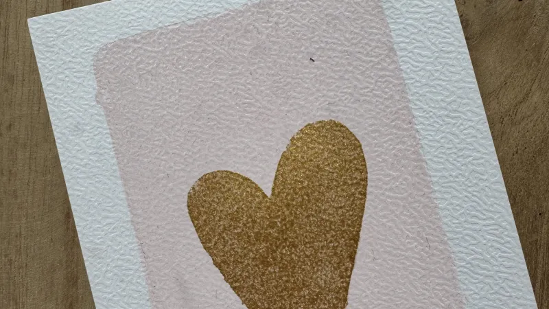 Gouden harten kaarten