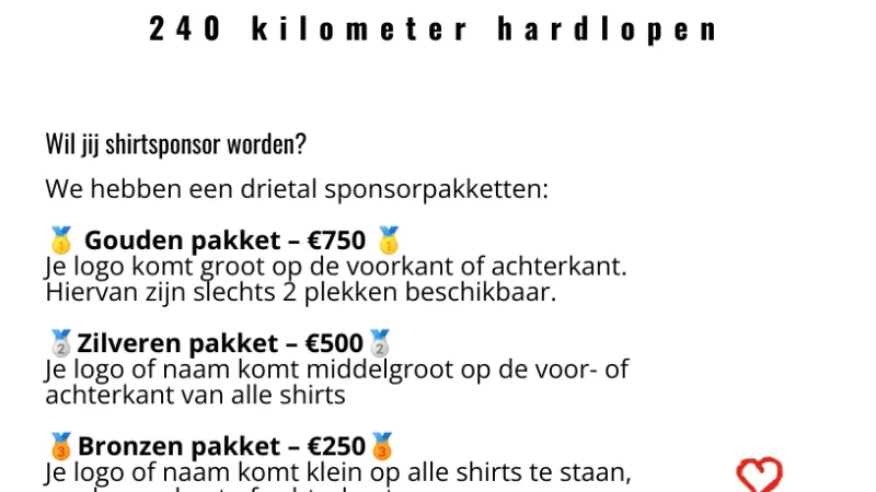Wil jij shirtsponsor worden?