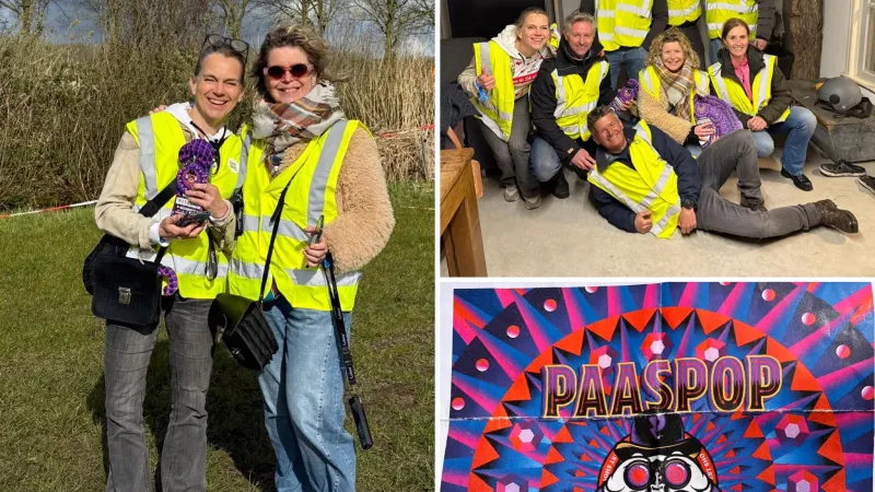 Paaspop parkeerhulp voor t goede doel
