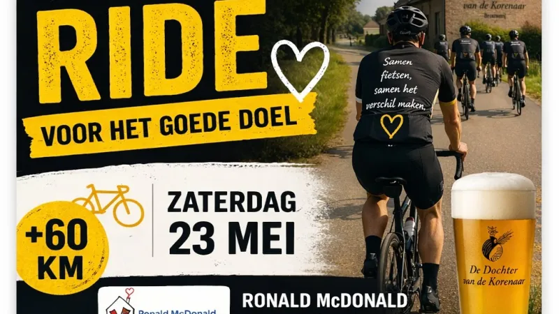 Inschrijving socialride 23 Mei!