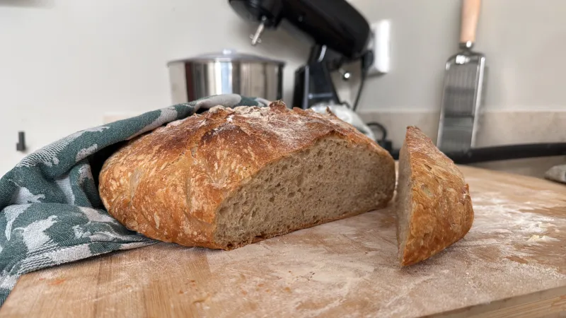 Zelf brood gebakken