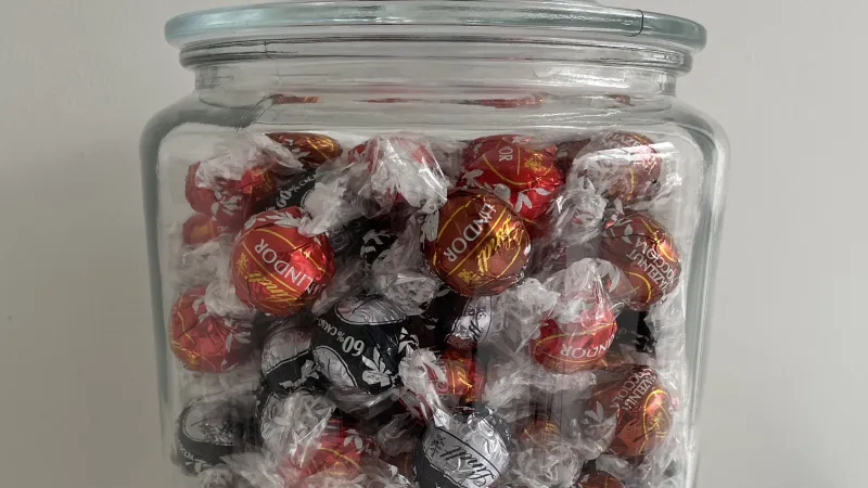 Lindtballetjes raden