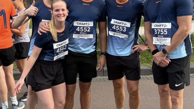 Trainen en geld op halen, Scania halve marathon Zwolle
