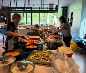 Koken in het Ronald McDonalds Emma Huis Amsterdam 
